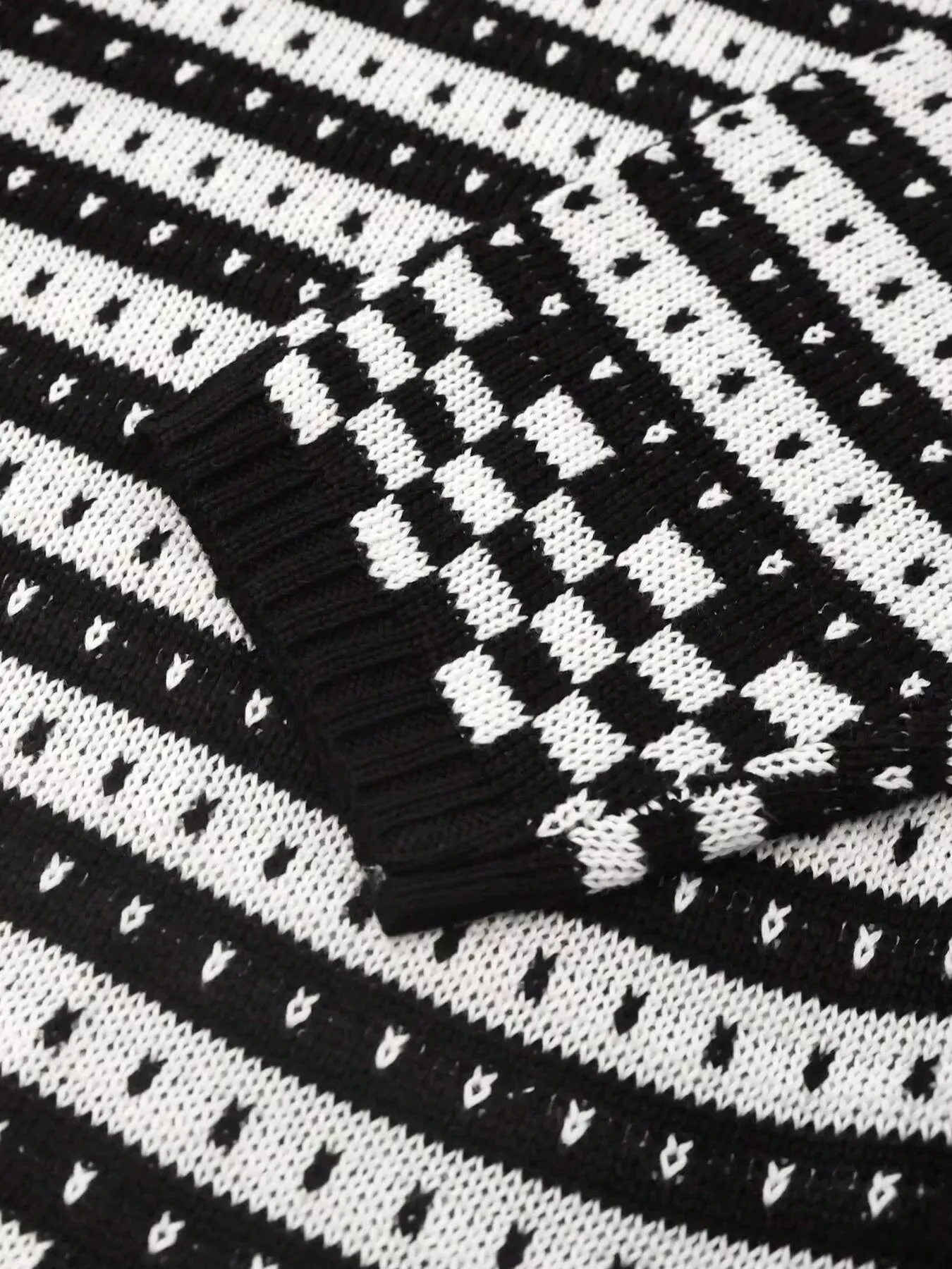 Striped Button Up Knit Cardigan sold by Charming Charlie product image thumbnail 4