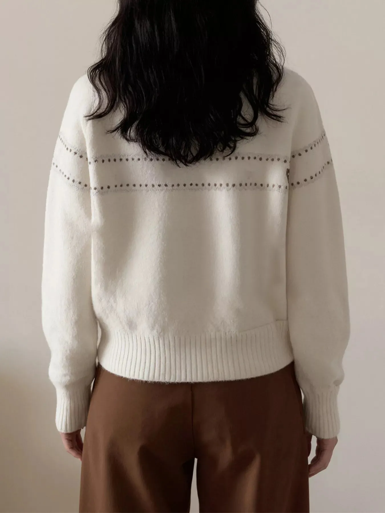 Cable Knit Button Up Cardigan sold by Charming Charlie product image thumbnail 5