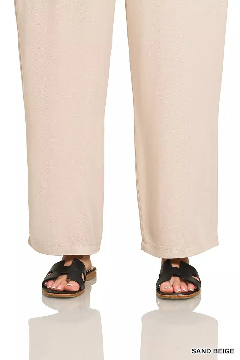 Zenana Rayon Woven Wide Leg Jumpsuit sold by Charming Charlie product image thumbnail 5