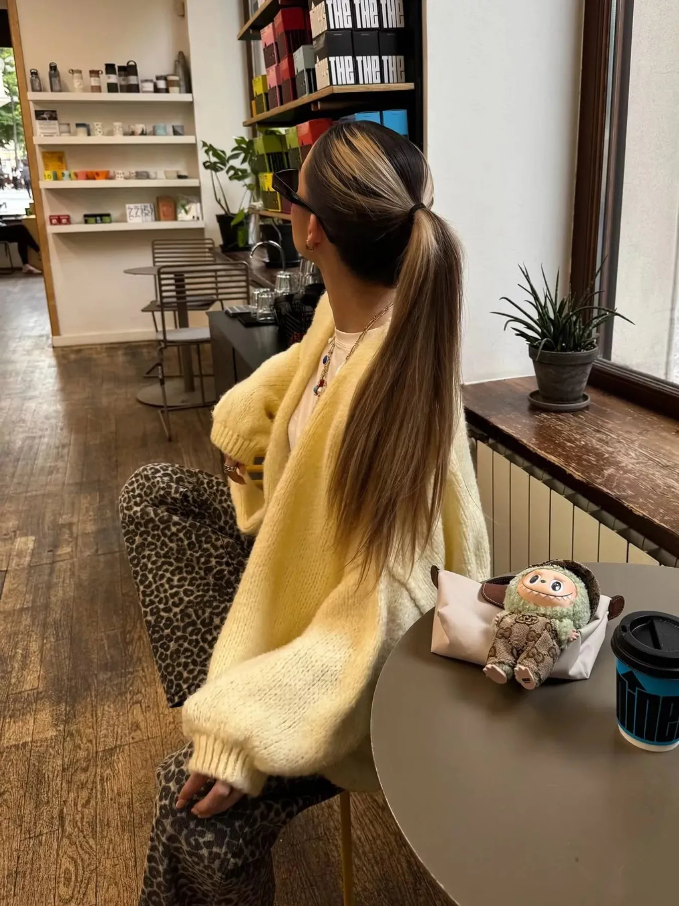 Open Front Dropped Shoulder Cardigan sold by Charming Charlie product image thumbnail 5