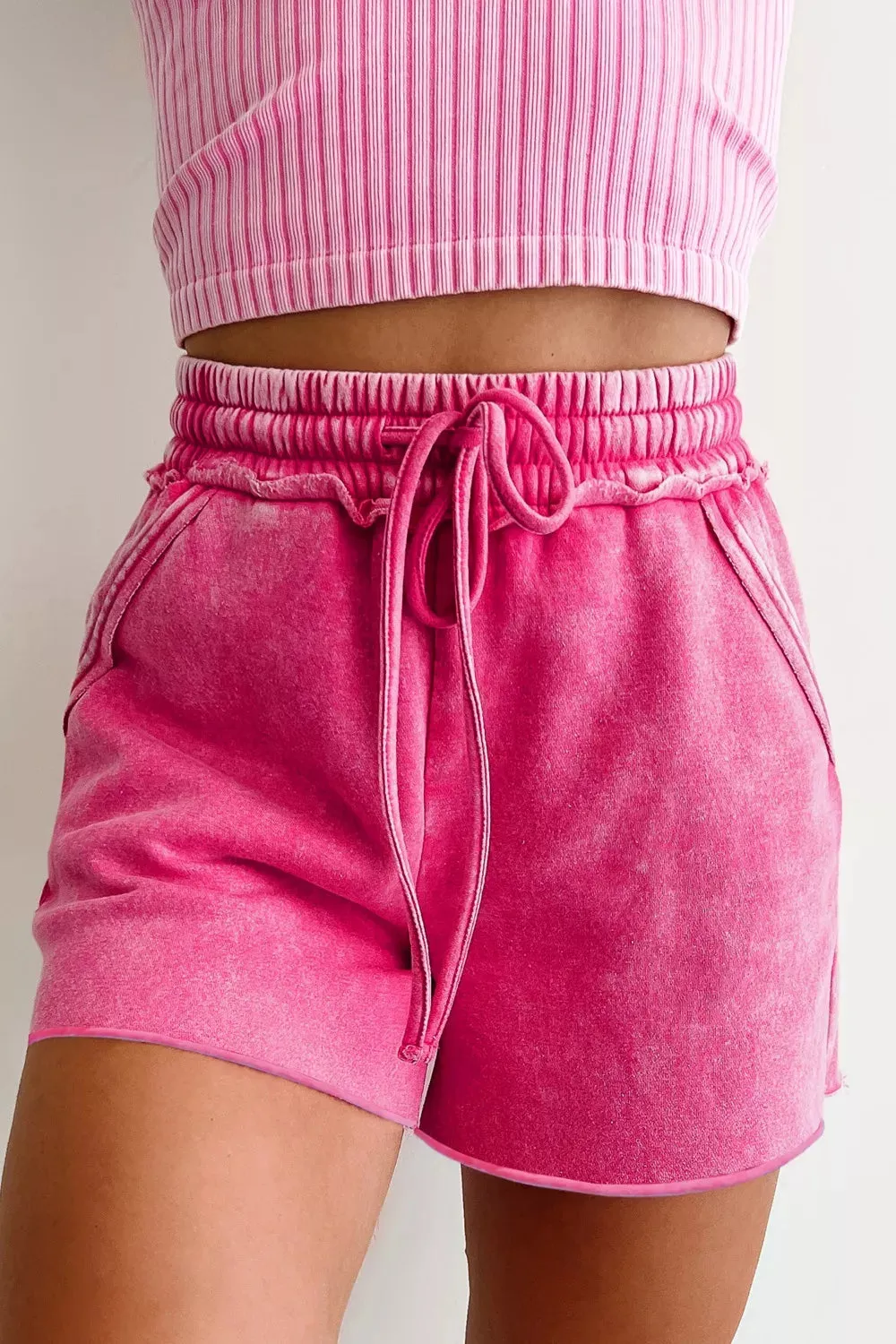 Wash Drawstring Shorts sold by Charming Charlie product image thumbnail 2