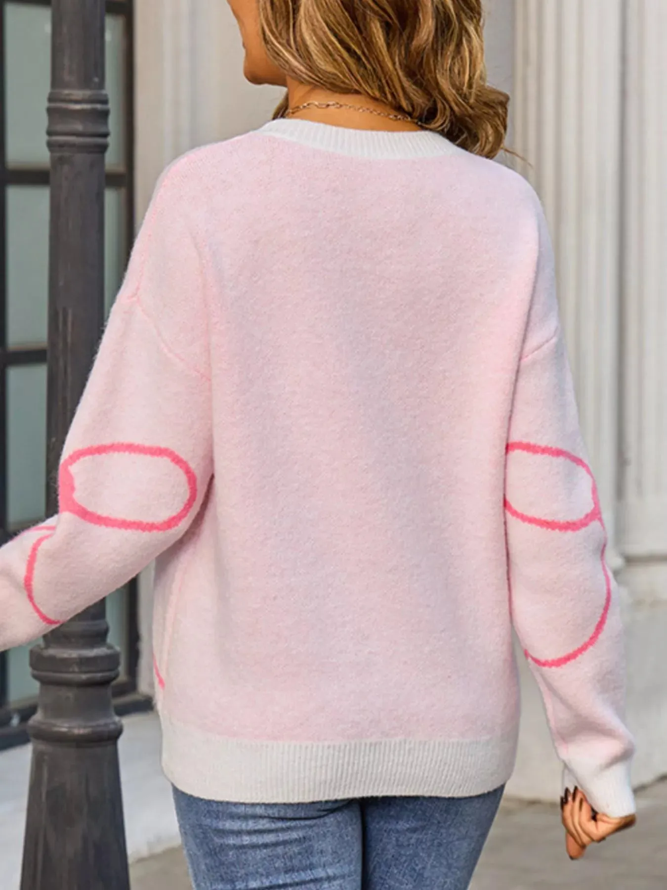 Floral Crew Neck Long Sleeve Sweater sold by Charming Charlie product image thumbnail 5