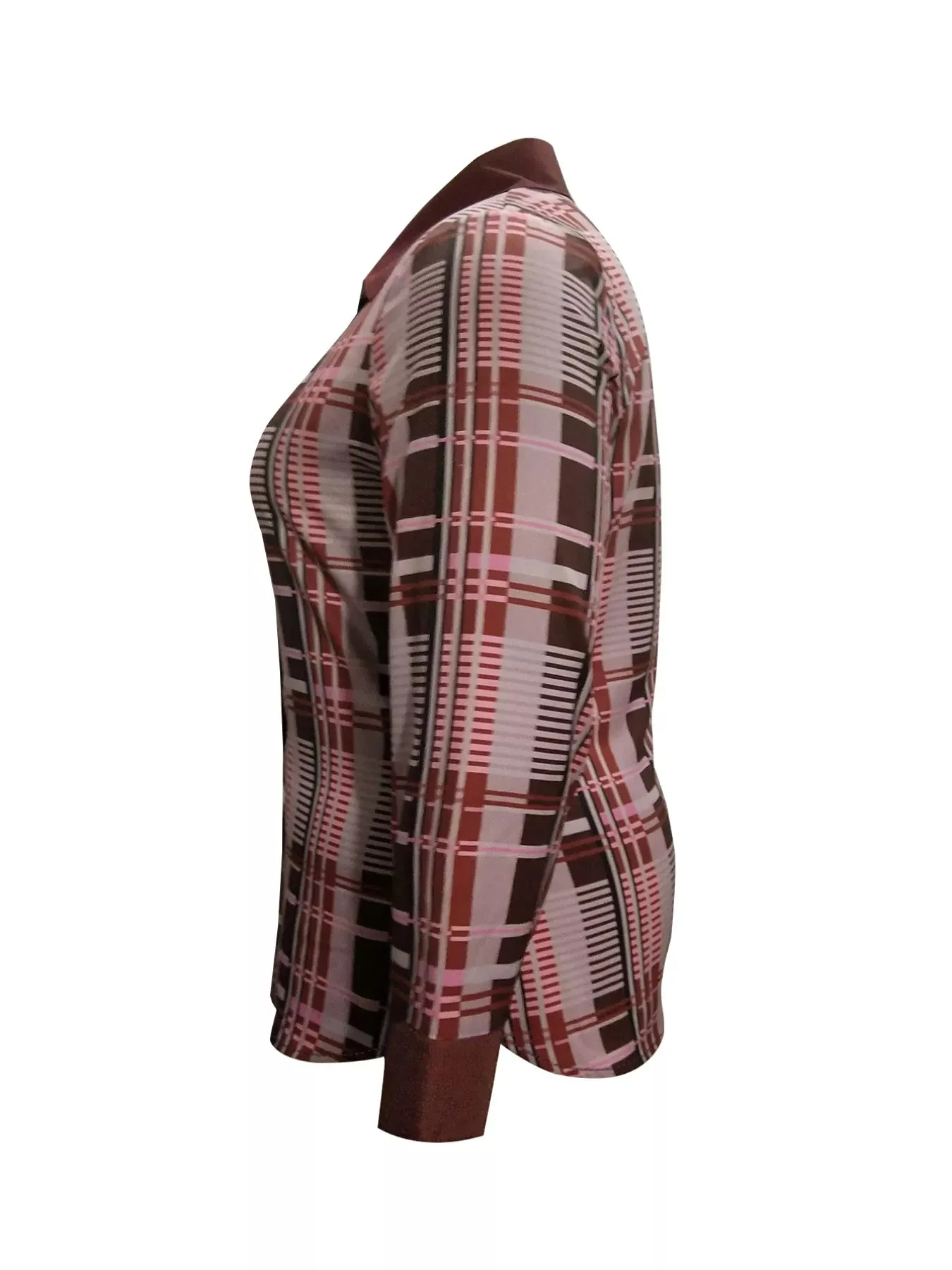 Plus Size Plaid Button-Down Shirt sold by Charming Charlie product image thumbnail 5