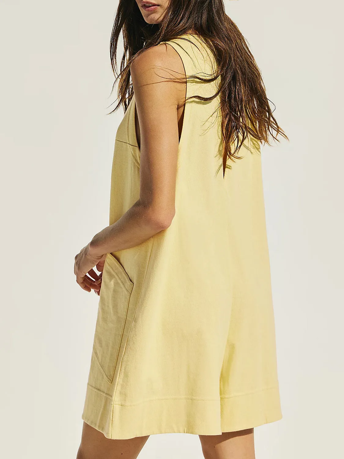 Round Neck Sleeveless Romper with Pockets sold by Charming Charlie product image thumbnail 2