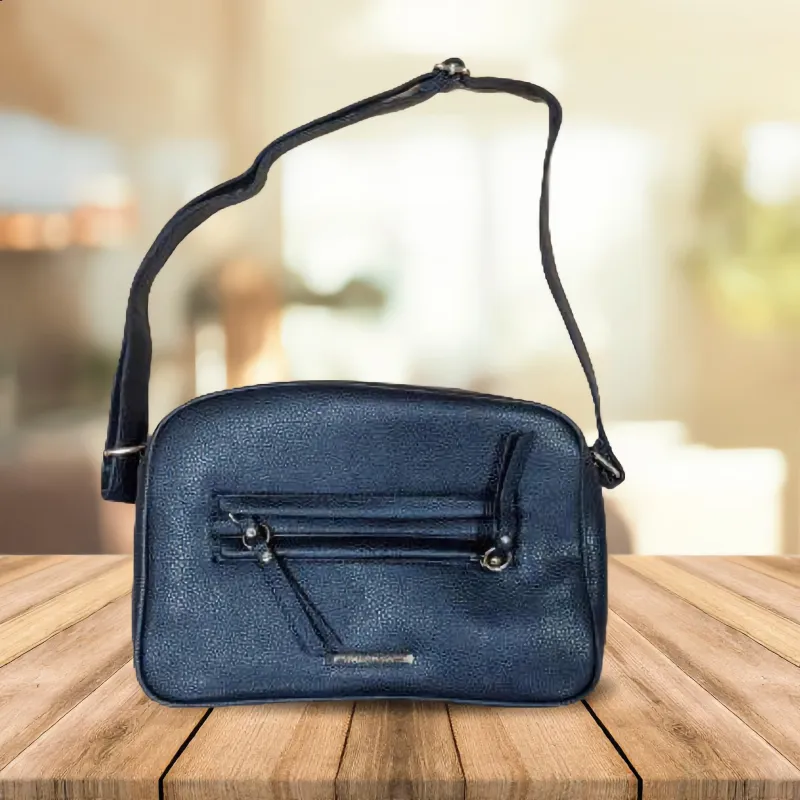 Black Pebbled Mini Cross-Body Bag made by Charming Charlie