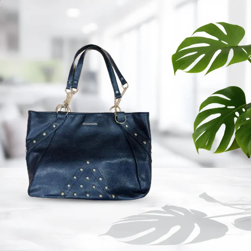 Black Studded Hobo Tote Bag sold by Charming Charlie