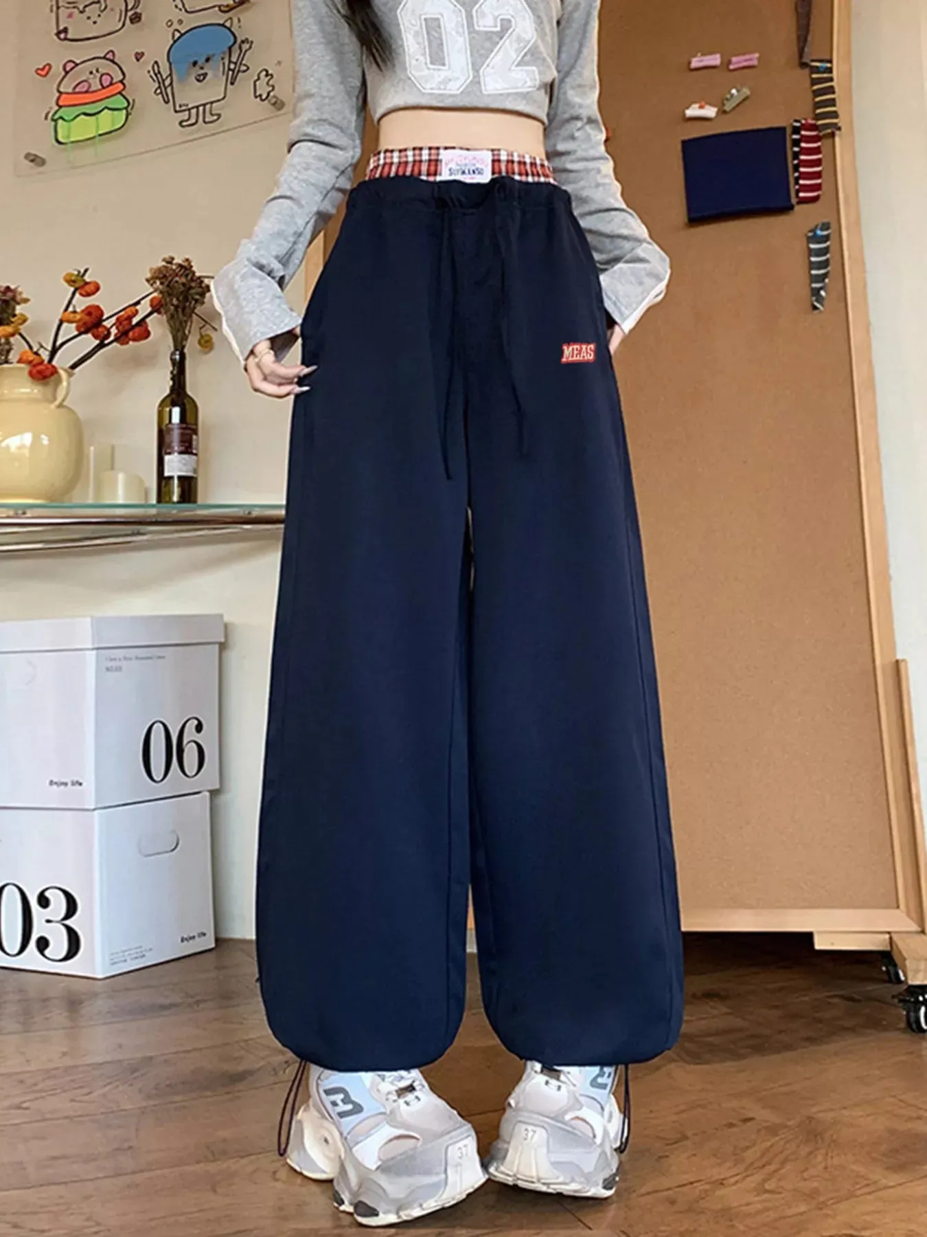 Wide Leg Drawstring Casual Pants sold by Charming Charlie