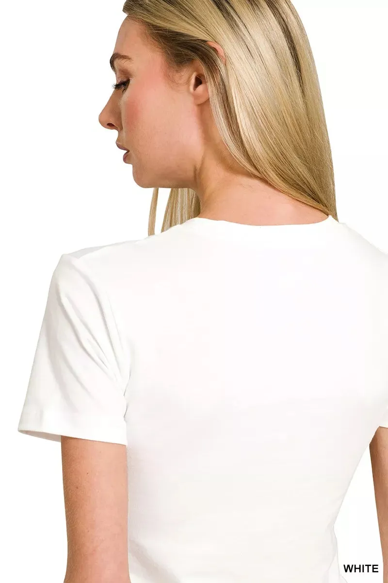 Zenana American Flag Tee sold by Charming Charlie product image thumbnail 4