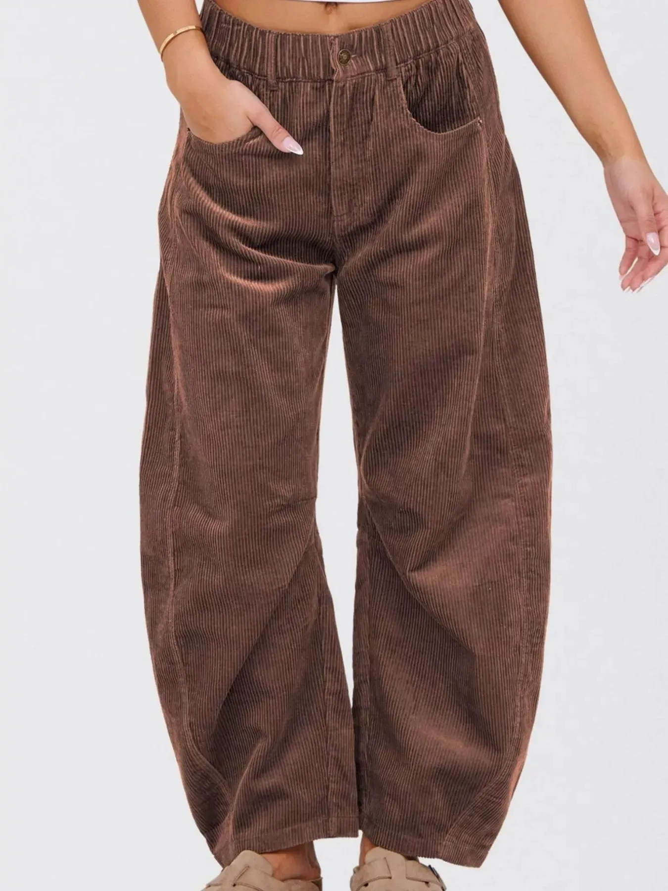 Corduroy Wide Leg Pants sold by Charming Charlie