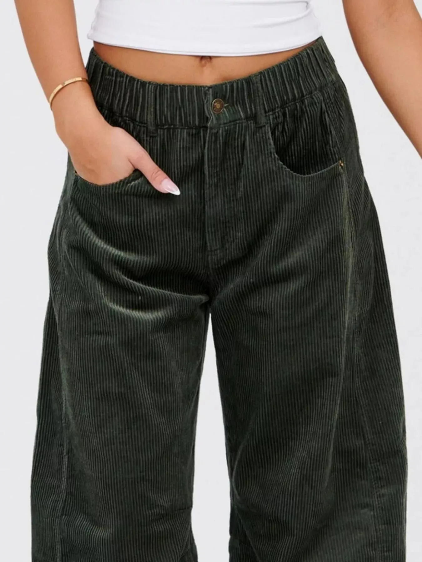 Corduroy Wide Leg Pants sold by Charming Charlie product image thumbnail 5