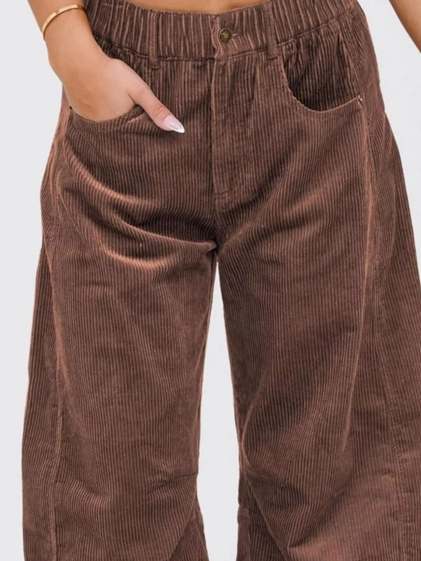Corduroy Wide Leg Pants sold by Charming Charlie product image thumbnail 2