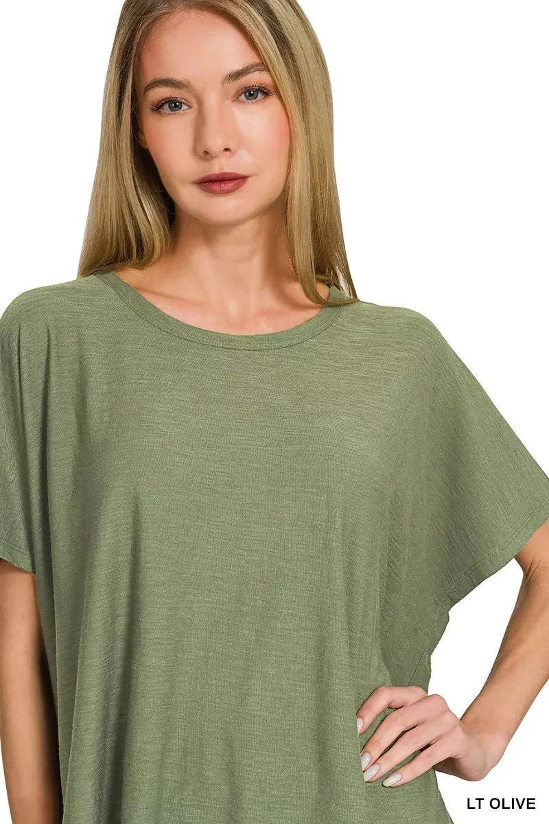 Zenana Round Neck Short Sleeve T-Shirt sold by Charming Charlie product image thumbnail 2