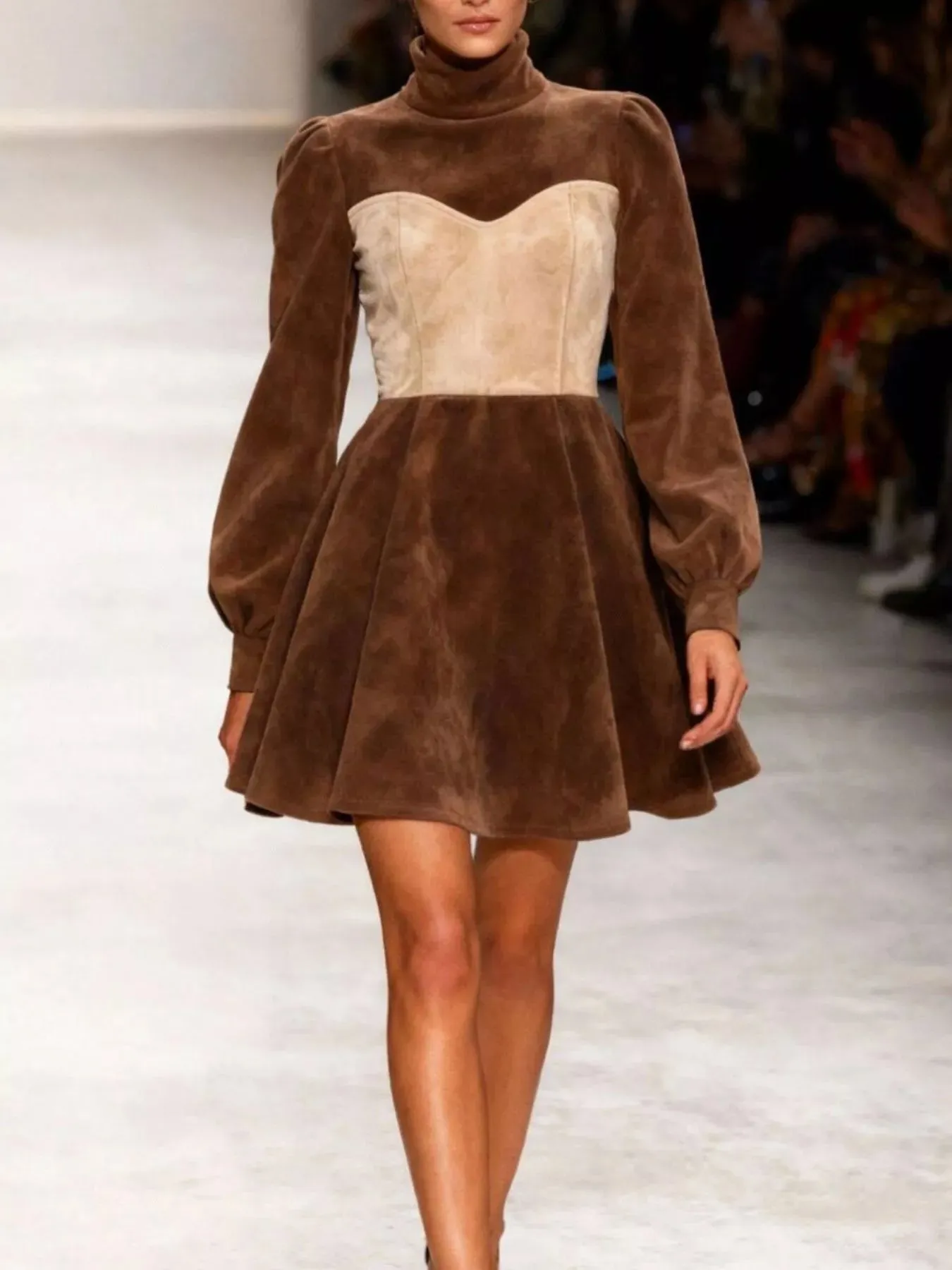 Turtleneck Long Sleeve Mini Dress sold by Charming Charlie product image thumbnail 2