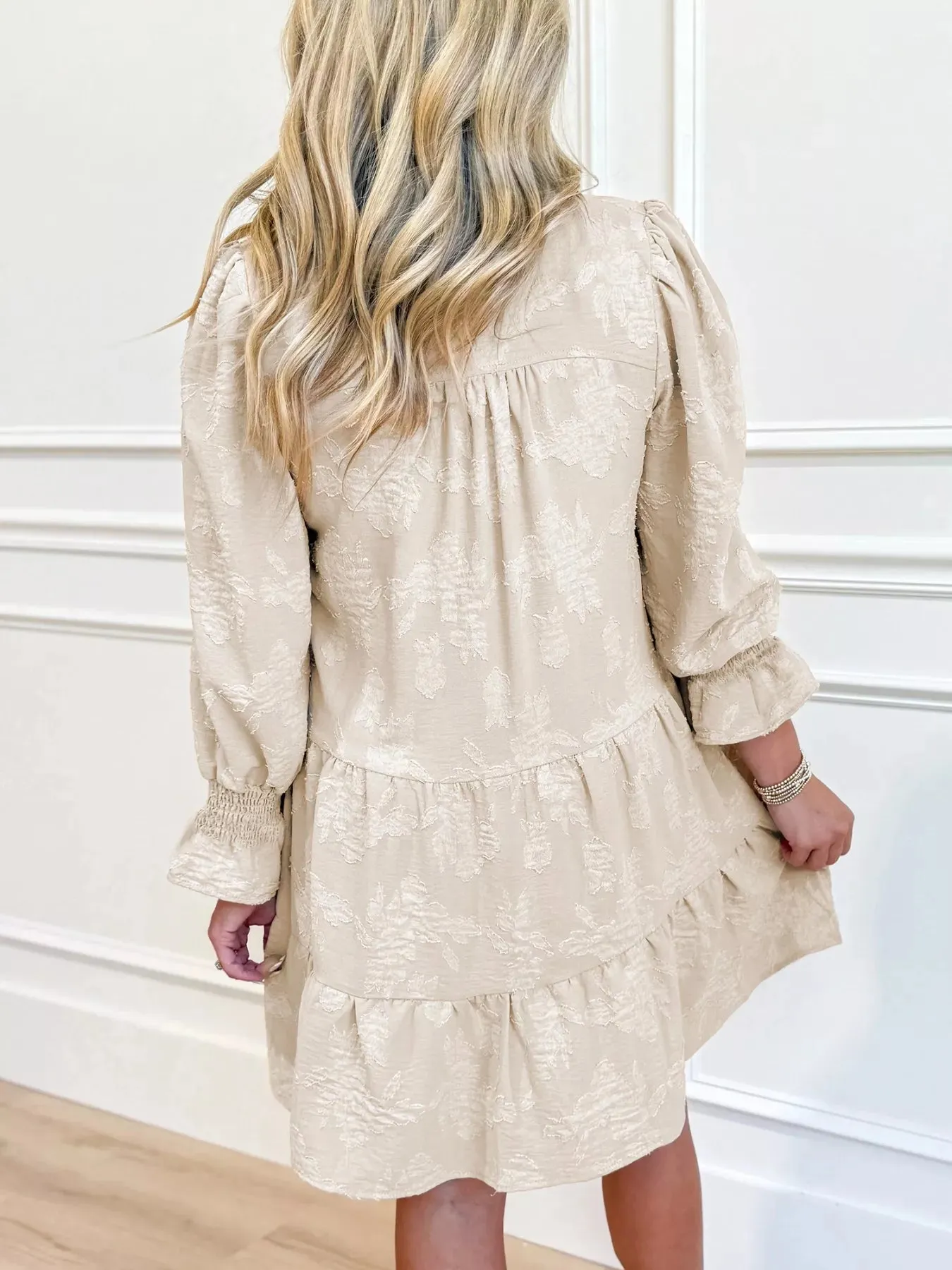 Notched Tiered Mini Dress sold by Charming Charlie product image thumbnail 2