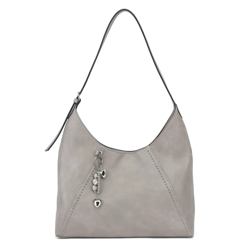 Stud North South Hobo with Charm sold by Charming Charlie