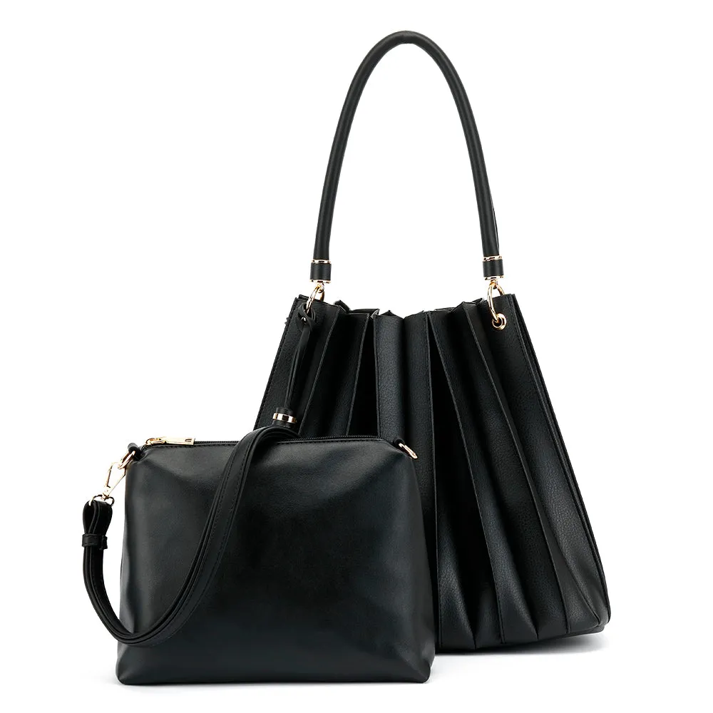 2 In 1 Accoridion Hobo sold by Charming Charlie