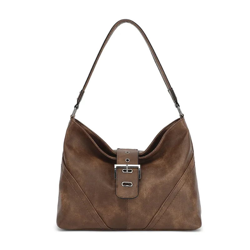 Slouchy Hobo with Buckle Tab Over sold by Charming Charlie