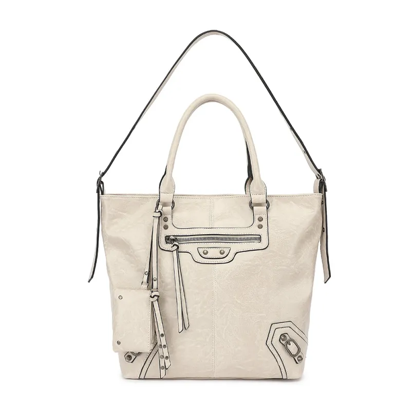 Removable Strap Crossbody Hobo with Front Zip Pocket made by Charming Charlie