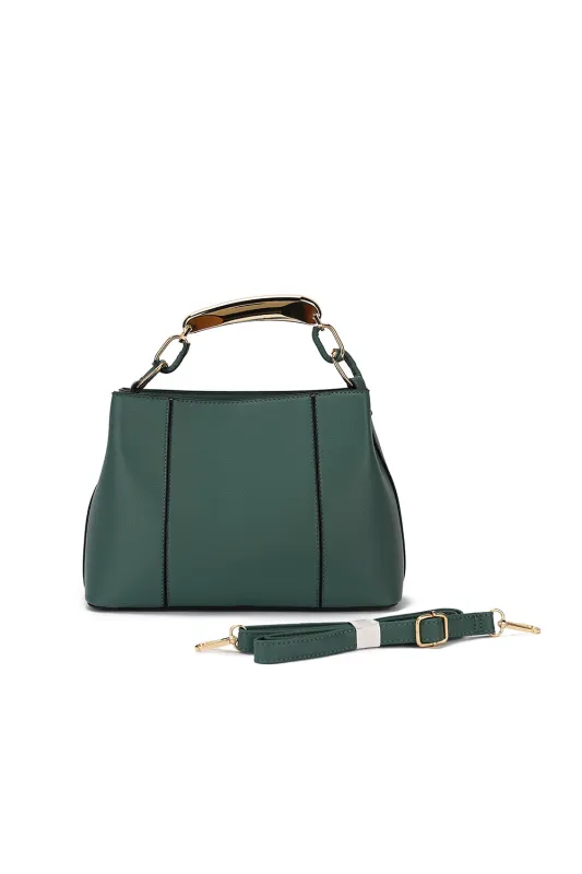 Metal Handle Satchel made by Charming Charlie