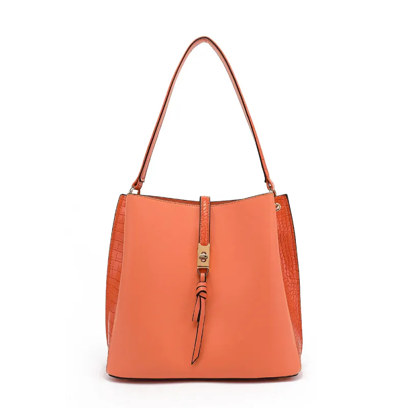 North South Hobo with Croc Inserts sold by Charming Charlie