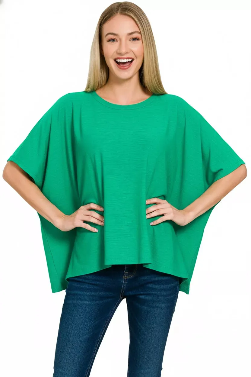 Zenana Round Neck Short Sleeve T-Shirt sold by Charming Charlie product image thumbnail 2