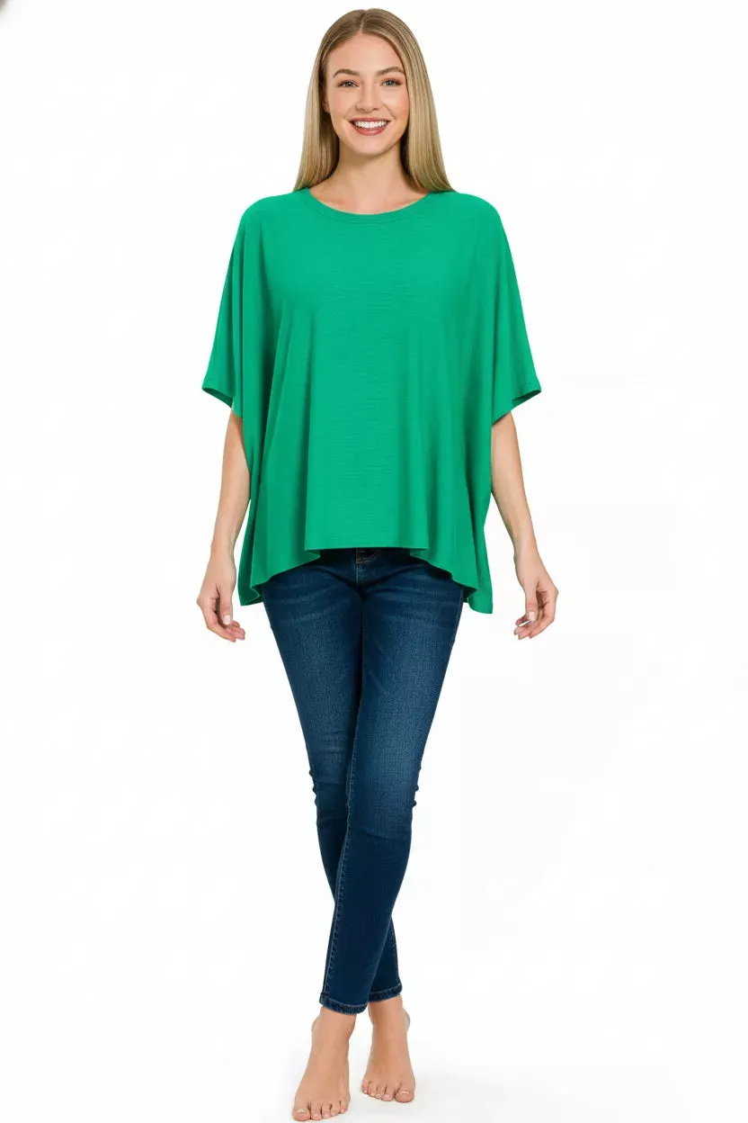 Zenana Round Neck Short Sleeve T-Shirt sold by Charming Charlie product image thumbnail 3