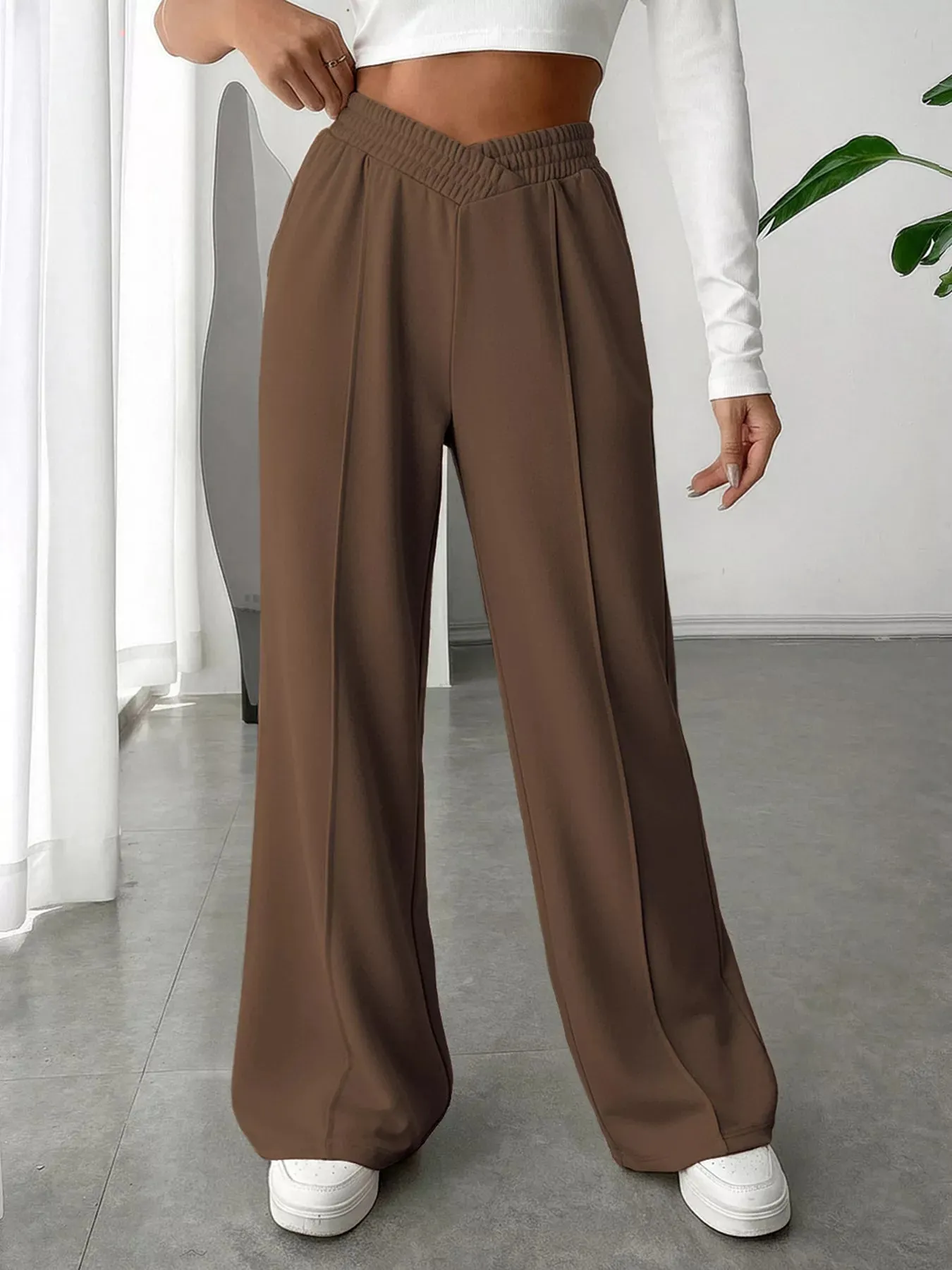 Wide Leg High Waist Pants sold by Charming Charlie