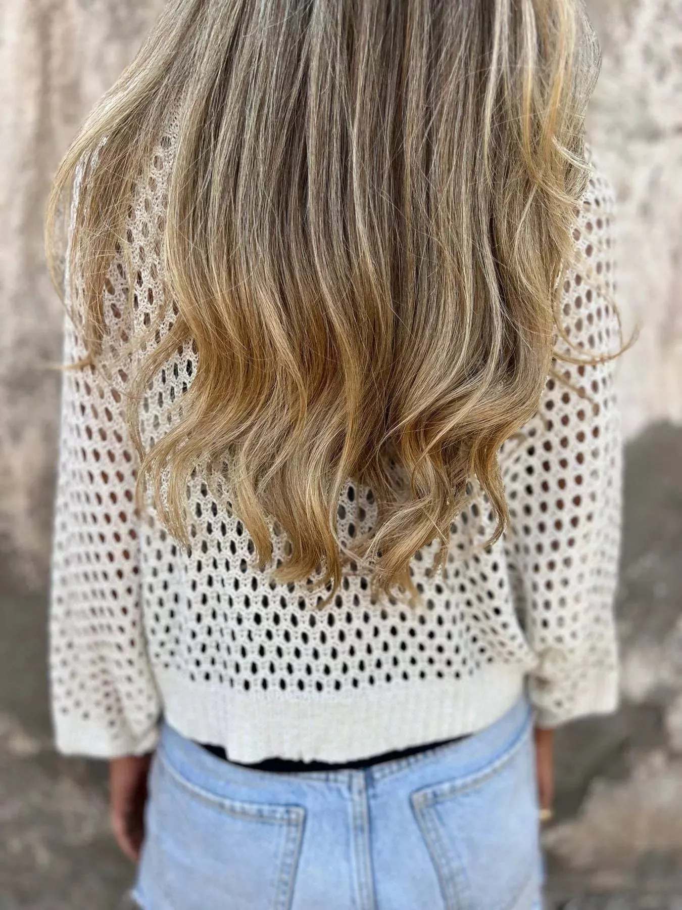 Tie-Front Crochet Knit Cover Up sold by Charming Charlie product image thumbnail 5