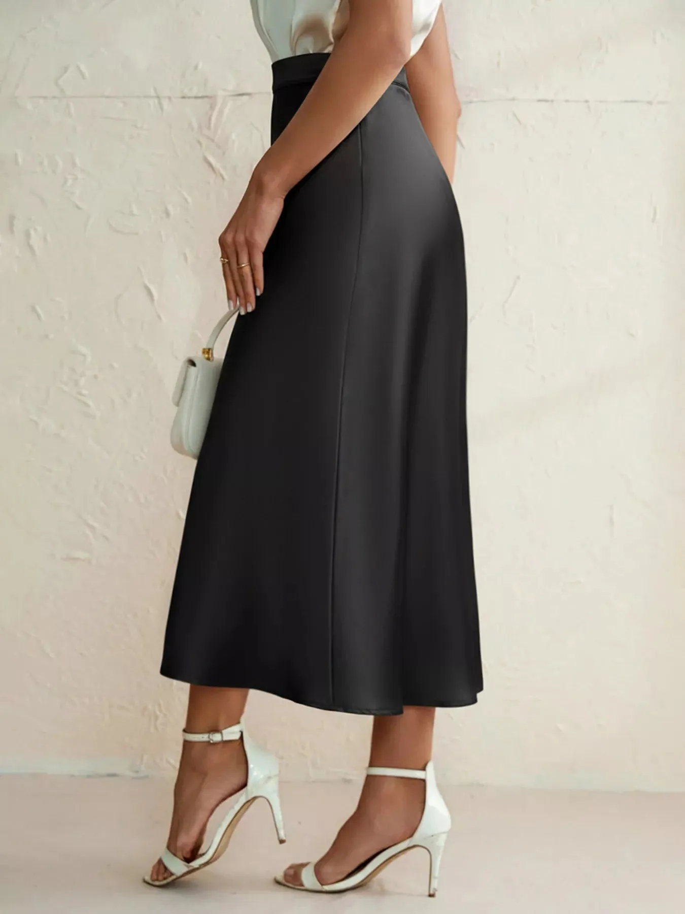 High Waist Midi Skirt sold by Charming Charlie product image thumbnail 5
