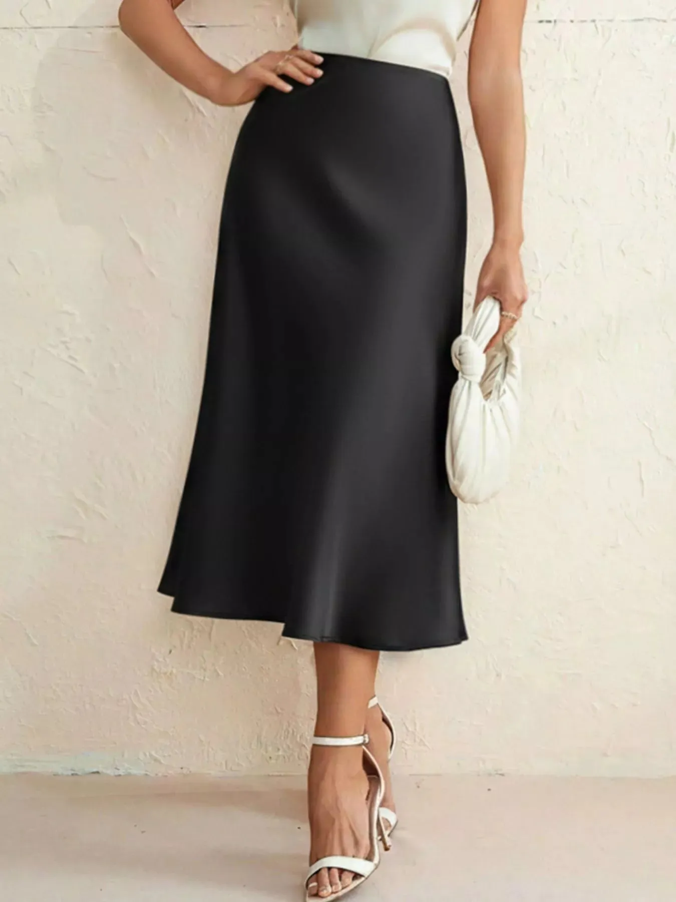 High Waist Midi Skirt sold by Charming Charlie product image thumbnail 4
