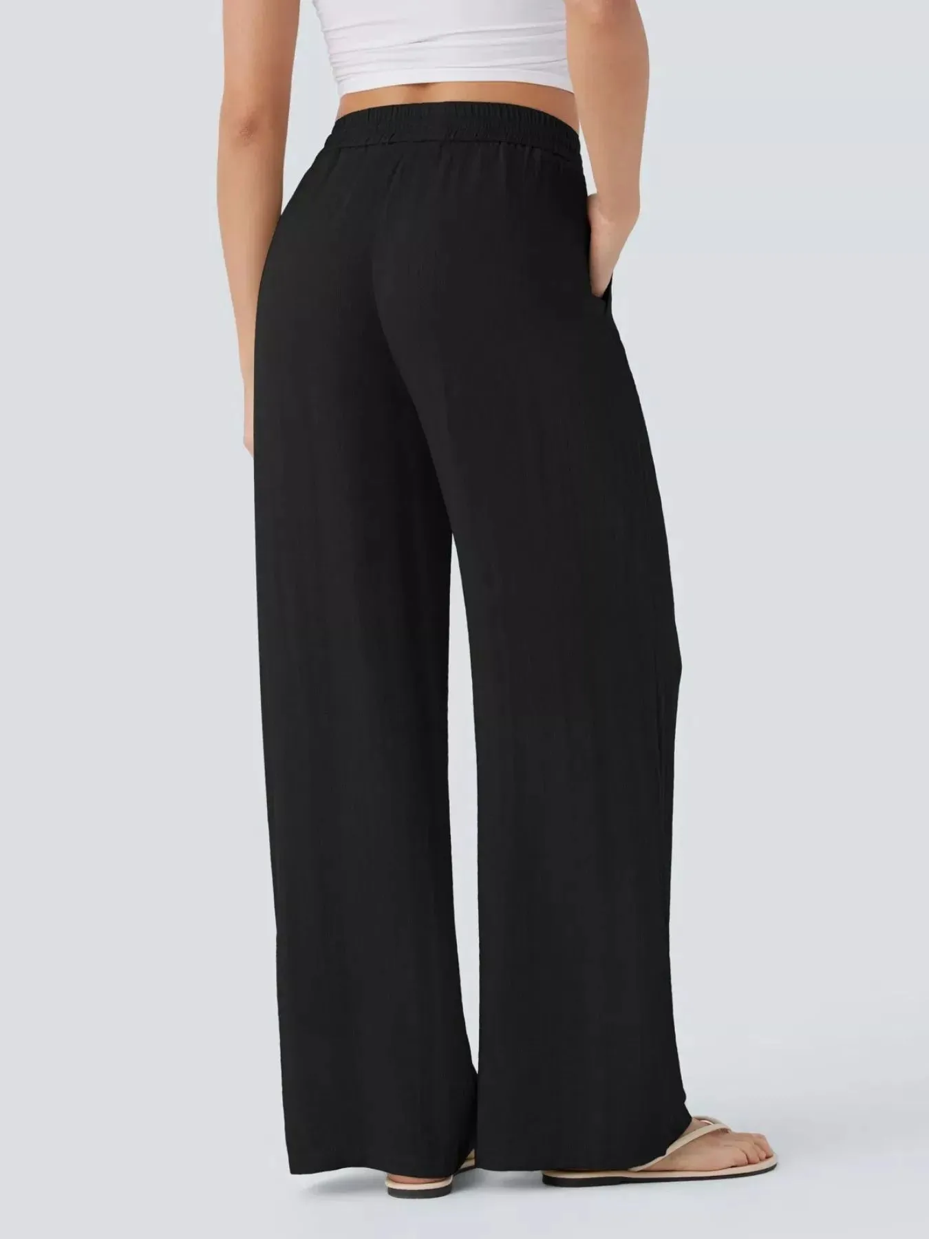 Wide Leg Drawstring Pants sold by Charming Charlie product image thumbnail 4