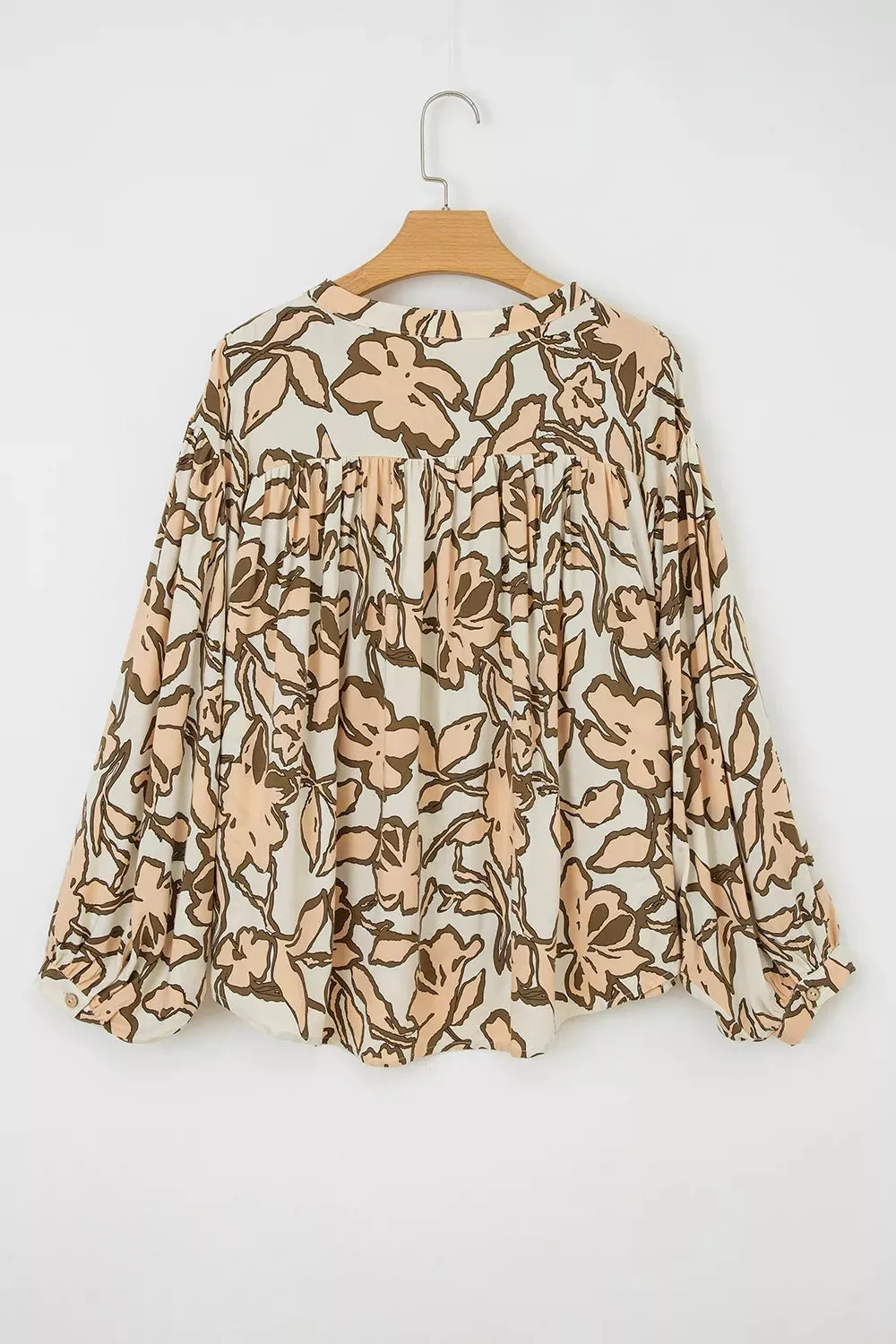 Floral Print Button-Down Long Sleeve Shirt sold by Charming Charlie product image thumbnail 5