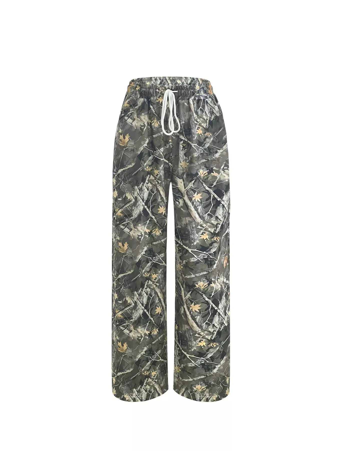Relaxed Fit Camo Print Drawstring Waist Pants sold by Charming Charlie product image thumbnail 5