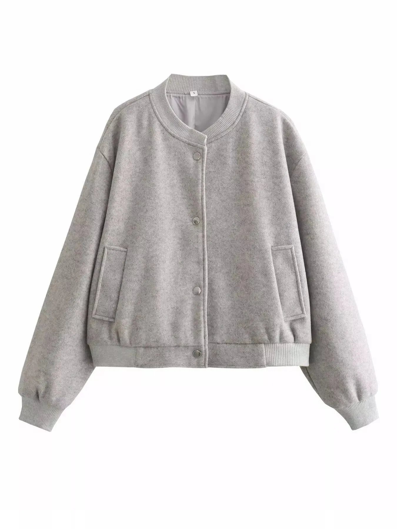 Snap Down Cropped Jacket sold by Charming Charlie product image thumbnail 4