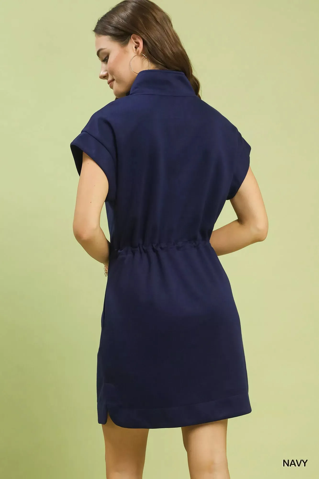 Umgee Dolman Sleeve Zip Detail Dress sold by Charming Charlie product image thumbnail 3