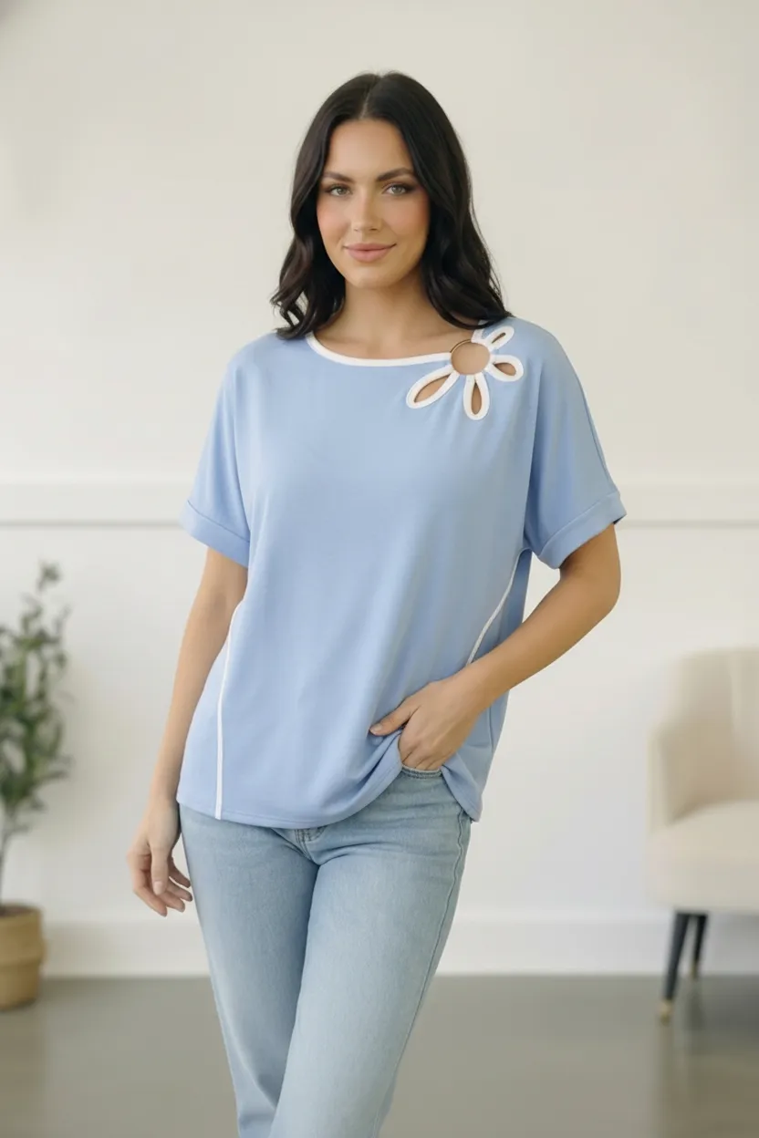 Bluebell Petal Ring Top sold by Charming Charlie product image thumbnail 5