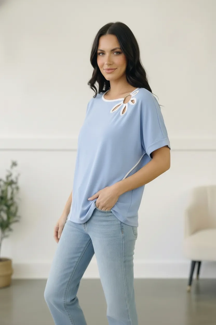 Bluebell Petal Ring Top sold by Charming Charlie product image thumbnail 4