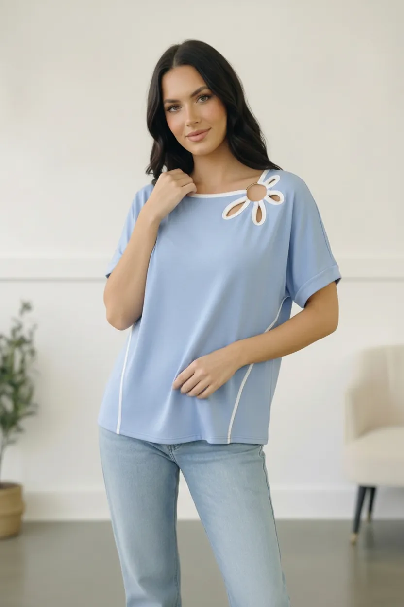 Bluebell Petal Ring Top sold by Charming Charlie product image thumbnail 2