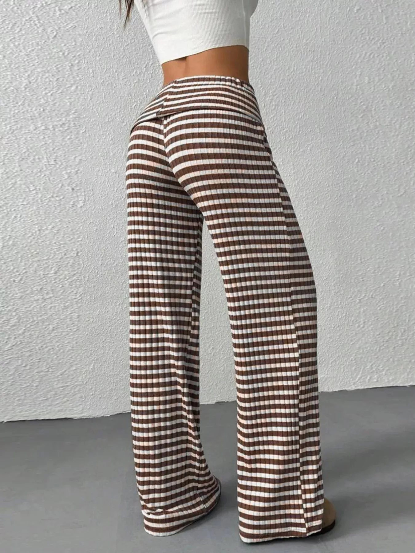 Striped Wide Leg Pants sold by Charming Charlie product image thumbnail 3