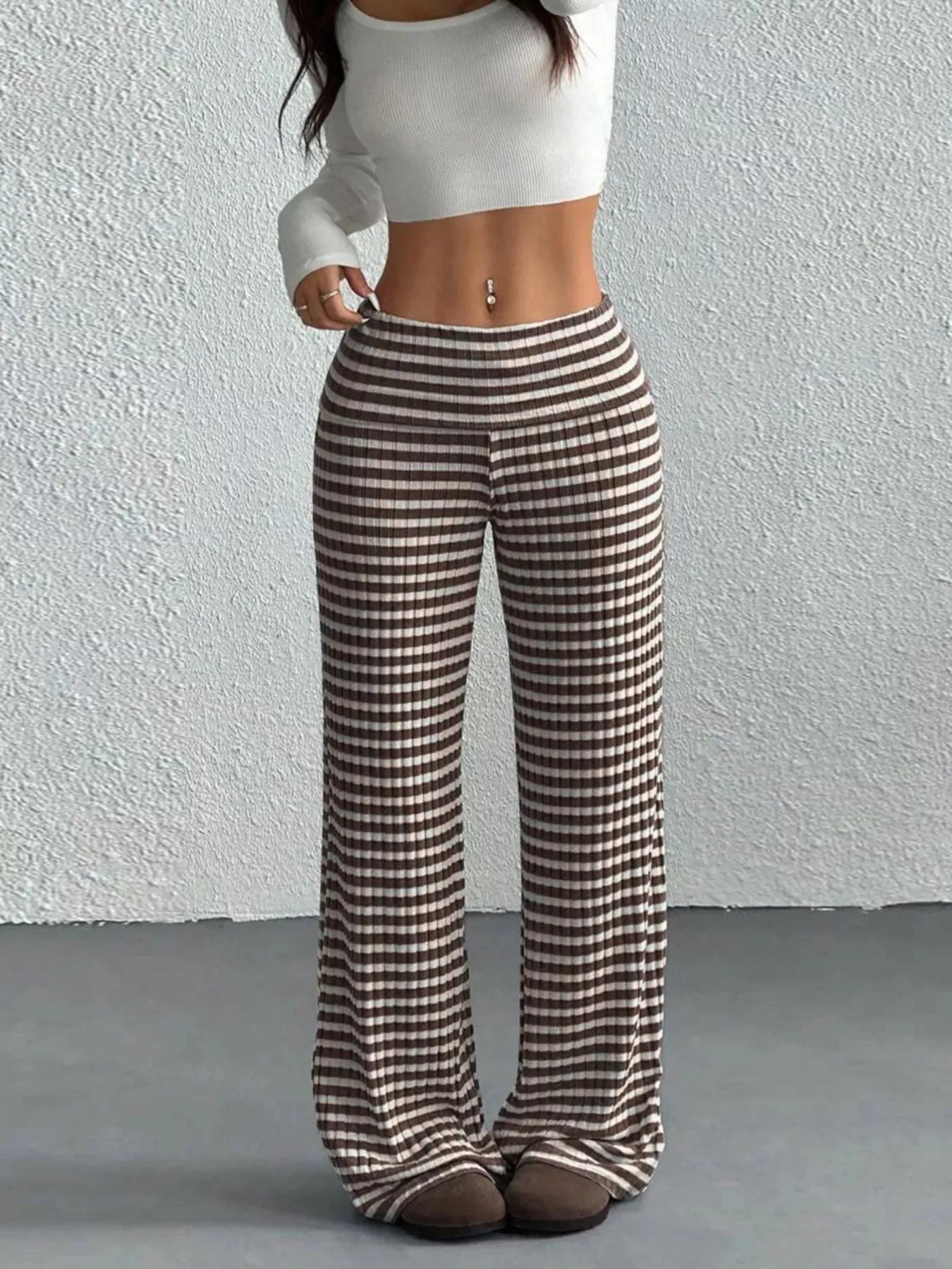 Striped Wide Leg Pants sold by Charming Charlie product image thumbnail 4