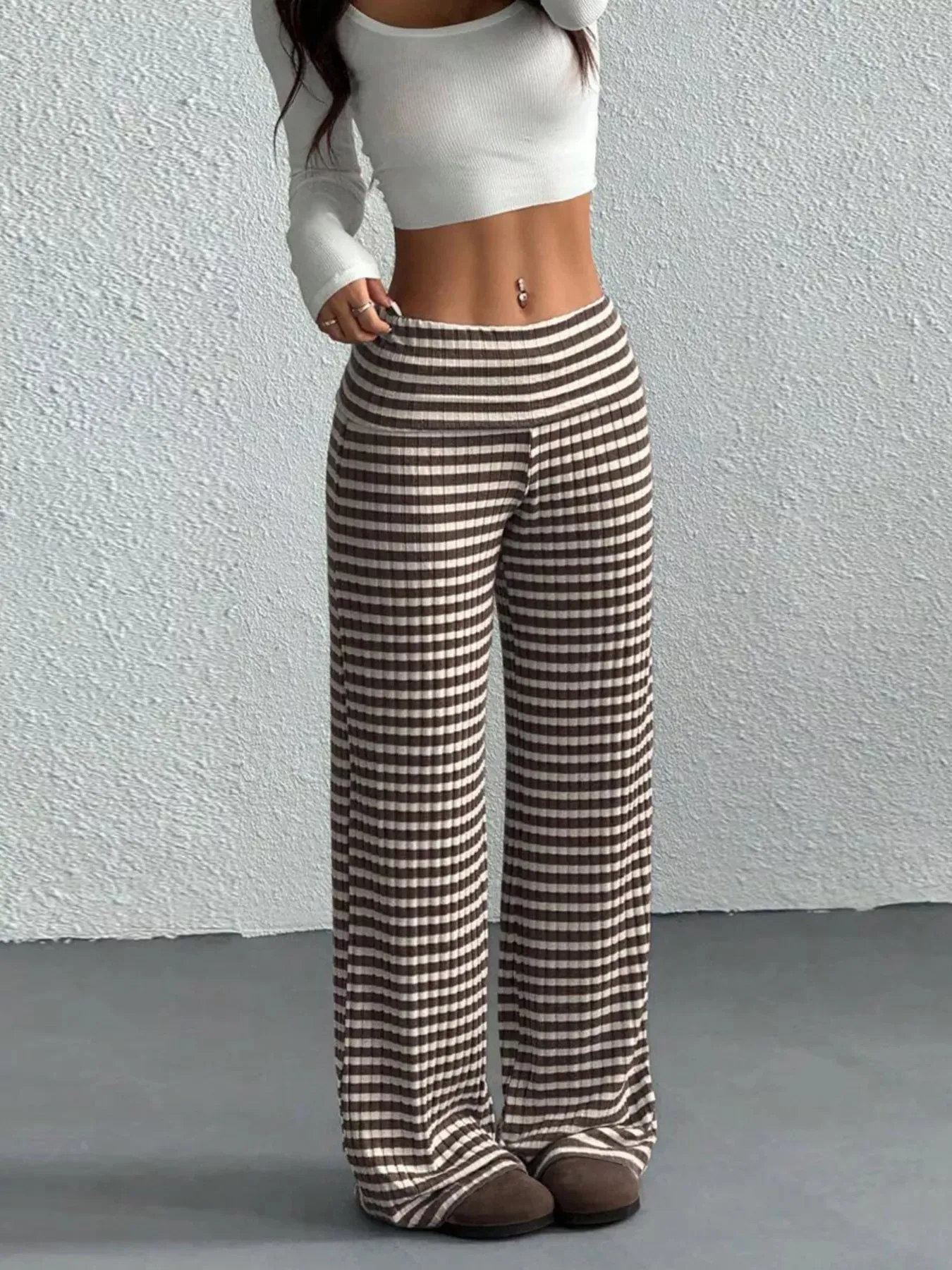 Striped Wide Leg Pants sold by Charming Charlie product image thumbnail 2