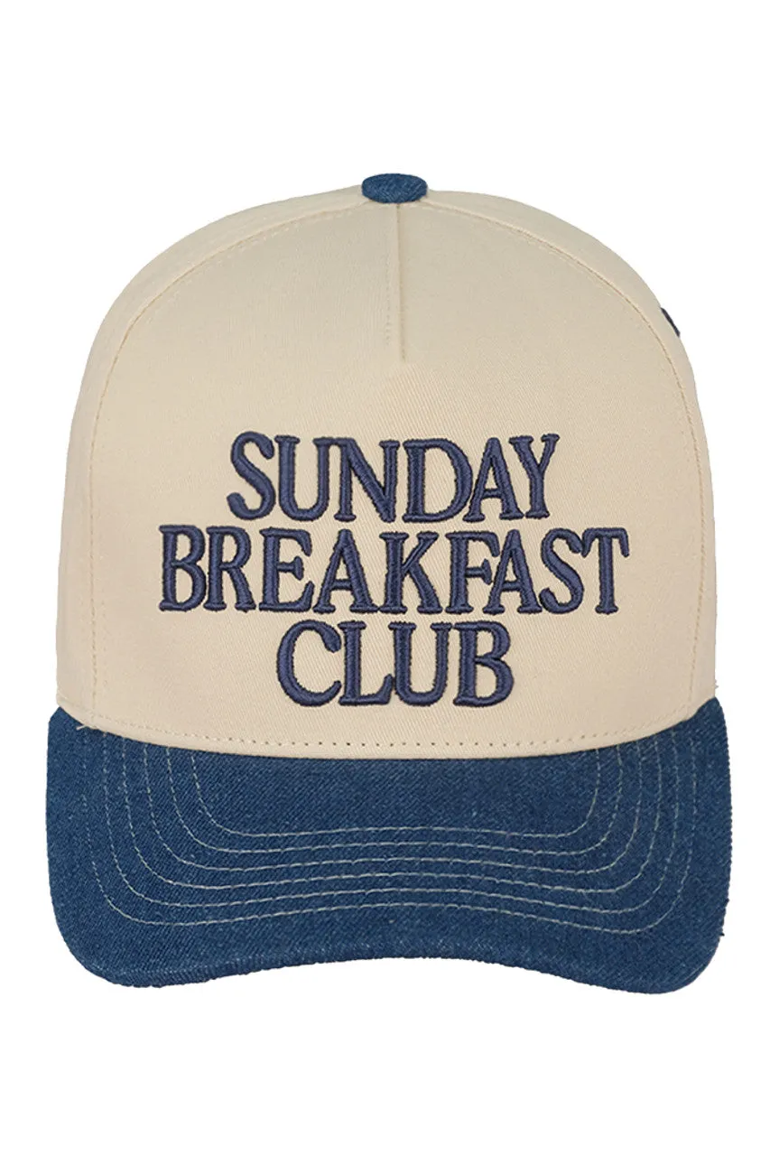C.C SUNDAY BREAKFAST CLUB Embroidered Trucker Cap sold by Charming Charlie