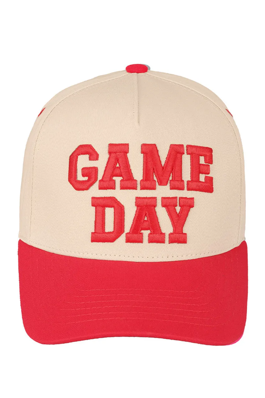 C.C GAME DAY Embroidered Cotton Baseball Cap sold by Charming Charlie product image thumbnail 3