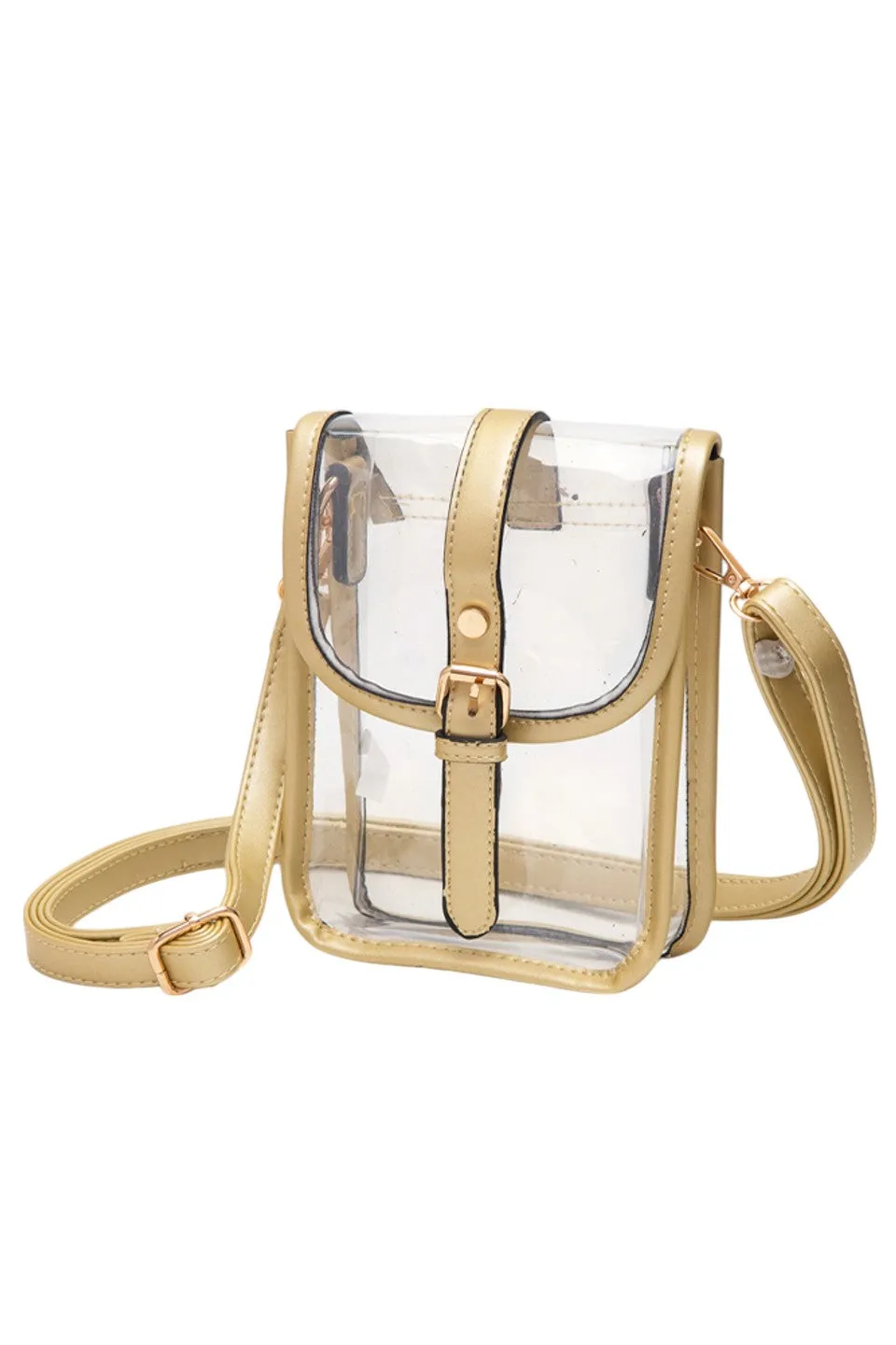 Clear Crossbody Stadium Concert Transparent Bag sold by Charming Charlie product image thumbnail 3
