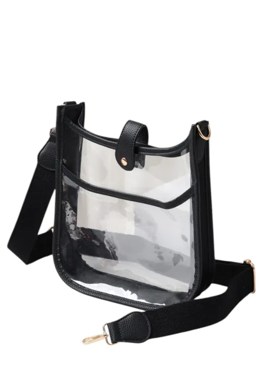 Clear Stadium Crossbody Bag made by Charming Charlie