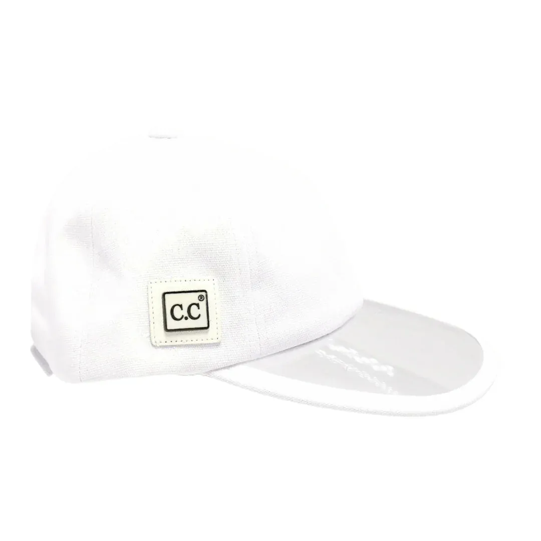 Canvas C.C Ball Cap with PVC Brim sold by Charming Charlie product image thumbnail 4