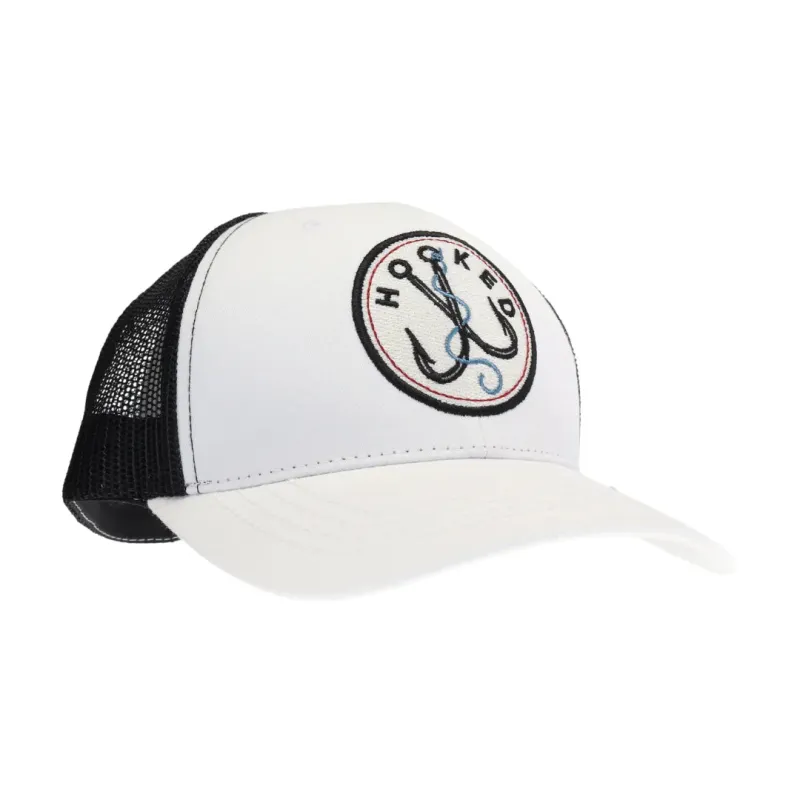 Unisex Embroidered Hooked Patch C.C Trucker Ball Cap made by Charming Charlie