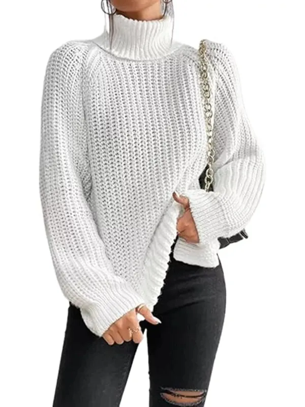 Chunky Knit Turtleneck Long Sleeve Sweater sold by Charming Charlie