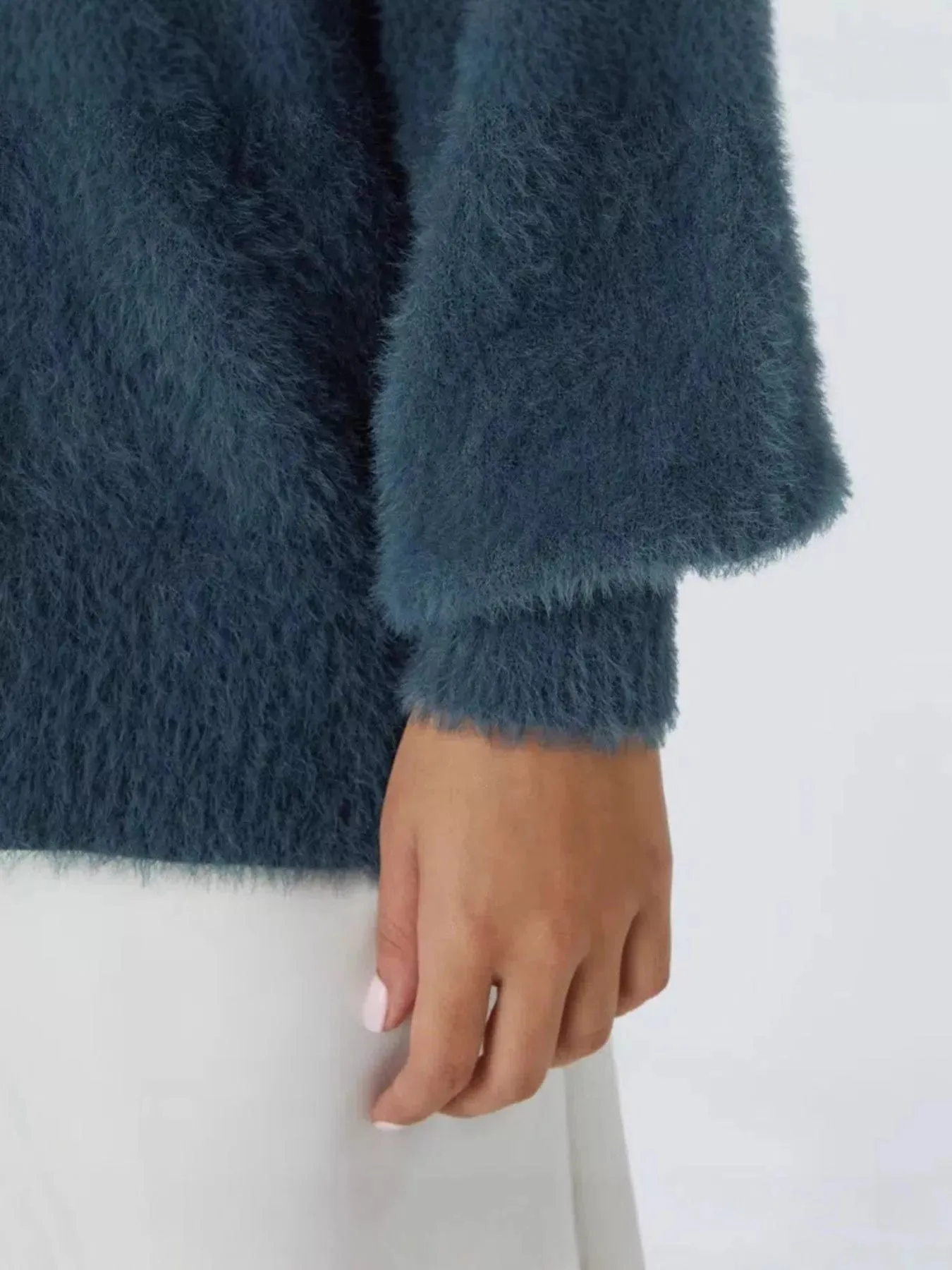 Cozy Knit Button-Down Cardigan sold by Charming Charlie product image thumbnail 4