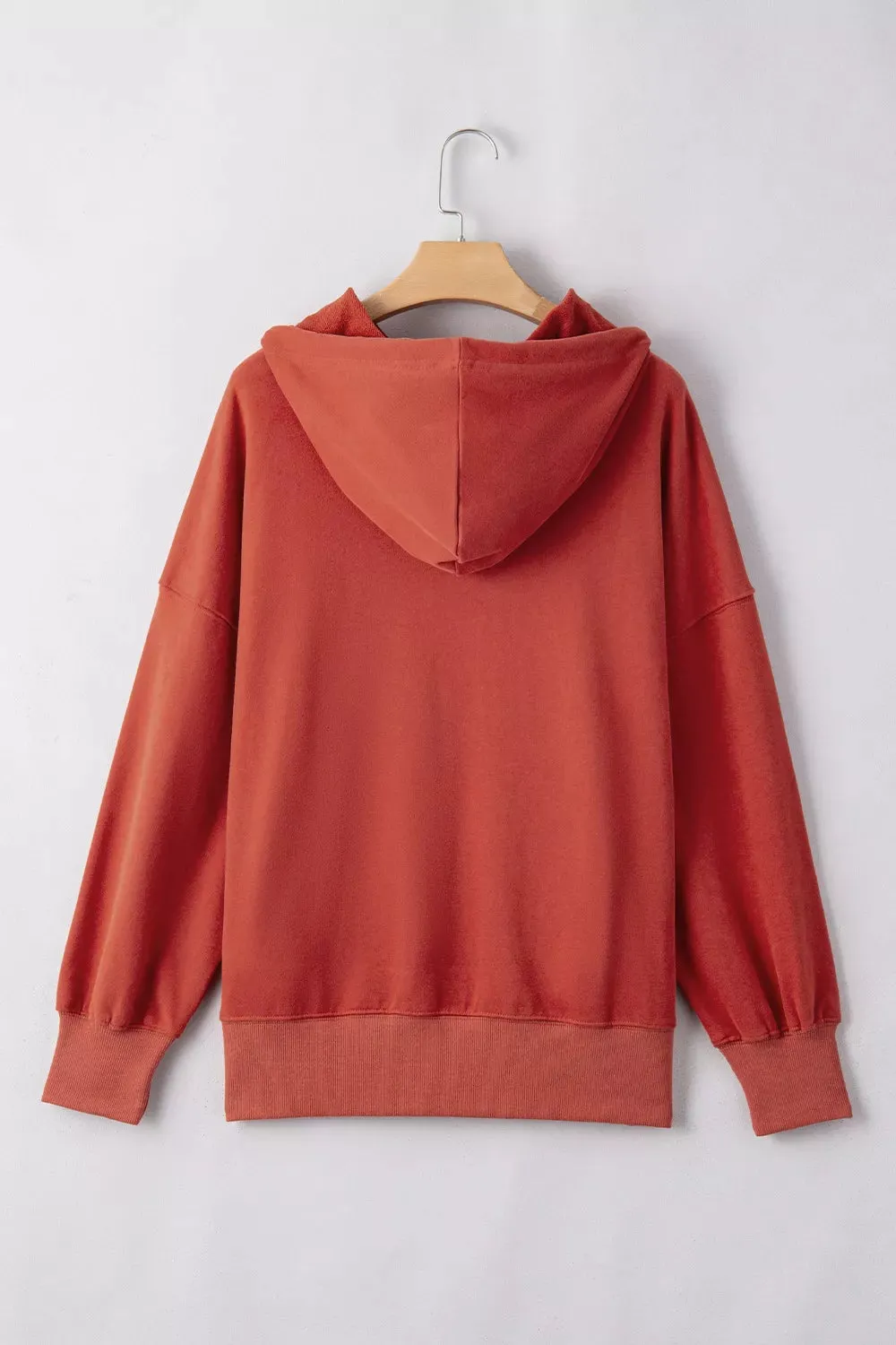 Drawstring Dropped Shoulder Hoodie sold by Charming Charlie product image thumbnail 5